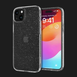 Чехол Spigen Liquid Crystal Glitter для iPhone 15 (Crystal Quartz) в Хмельницком