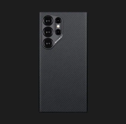 Чохол Pitaka MagEz Case 4 для Samsung Galaxy S24 Ultra (Black/Gray Twill)
