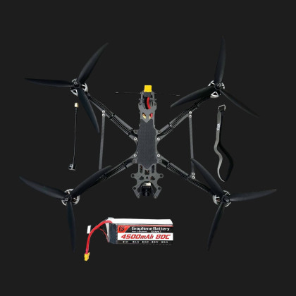FPV Racing Drone 9 inch Carbon Fiber Drone with Battery 4500 mAh 80C