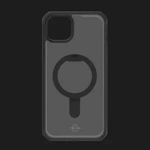 Чехол iTSkins HYBRID R Stand with MagSafe для iPhone 15 (Black) в Хмельницком