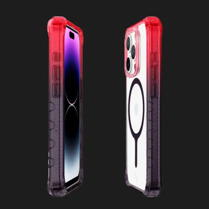 Чохол iTSkins Supreme R Prism with MagSafe для iPhone 15 Pro (Coral/Black) в Сваляві