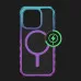 Чехол iTSkins Supreme R Prism with MagSafe для iPhone 15 Pro (Light Blue/Light Purple)