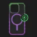 Чехол iTSkins Supreme R Prism with MagSafe для iPhone 15 Pro (Light Green/Light Purple)