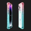 Чехол iTSkins Supreme R Prism with MagSafe для iPhone 15 Pro (Light Pink/Light Blue)