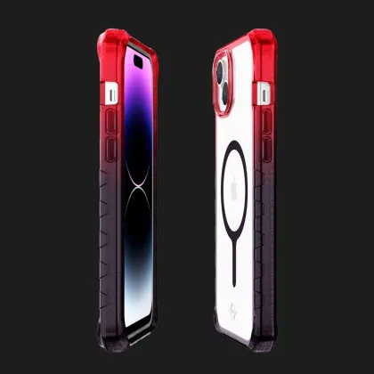 Чохол iTSkins SUPREME R Prism with MagSafe для iPhone 15 (Coral/Black) в Ковелі