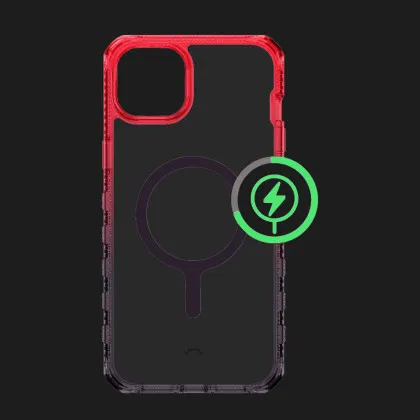 Чохол iTSkins SUPREME R Prism with MagSafe для iPhone 15 (Coral/Black) в Ковелі