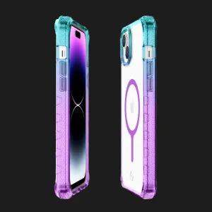 Чехол iTSkins SUPREME R Prism with MagSafe для iPhone 15 (Light Blue/Light Purple) в Хмельницком