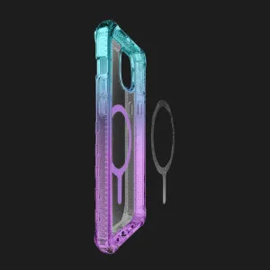 Чехол iTSkins SUPREME R Prism with MagSafe для iPhone 15 (Light Blue/Light Purple) в Хмельницком