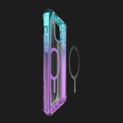 Чохол iTSkins SUPREME R Prism with MagSafe для iPhone 15 (Light Blue/Light Purple) в Ковелі