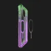 Чохол iTSkins SUPREME R Prism with MagSafe для iPhone 15 (Light Green/Light Purple)