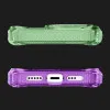 Чохол iTSkins SUPREME R Prism with MagSafe для iPhone 15 (Light Green/Light Purple)