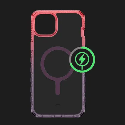 Чохол iTSkins SUPREME R Prism with MagSafe для iPhone 15 (Light Pink/Grey) в Ковелі