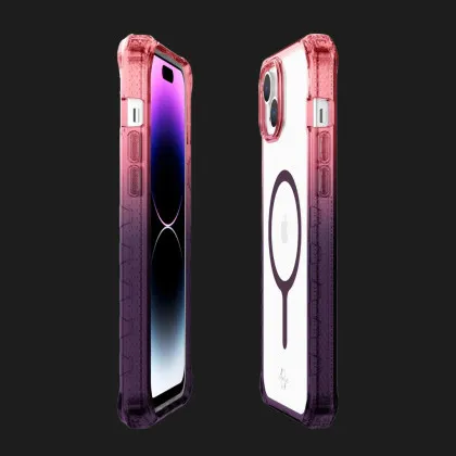 Чохол iTSkins SUPREME R Prism with MagSafe для iPhone 15 (Light Pink/Grey) в Ковелі