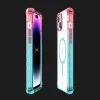 Чохол iTSkins SUPREME R Prism with MagSafe для iPhone 15 (Light Pink/Light Blue)
