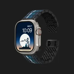 Ремінець Pitaka Poetry of Things Chroma Carbon Band для Apple Watch (Universal) (Moon)