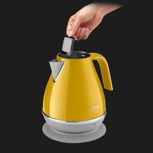 Электрочайник DeLonghi Icona Capitals (Yellow) в Бродах