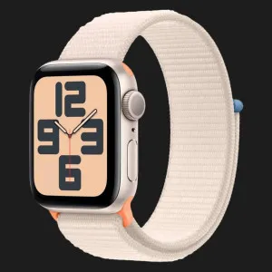 б/у Apple Watch SE 2 44mm Starlight Aluminum Case with Starlight Sport Loop (MRE63) 2023 (Как Новый)