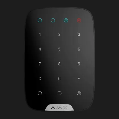 Бездротова сенсорна клавіатура Ajax KeyPad (Black) в Харкові