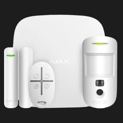 Комплект охоронної сигналізації Ajax StarterKit Cam (White) в Берегові