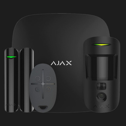 Комплект охоронної сигналізації Ajax StarterKit Cam (Black) в Кривому Розі