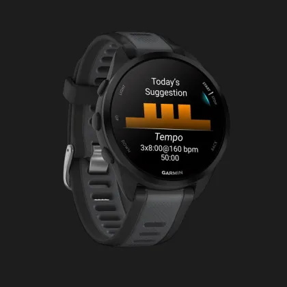 Garmin Forerunner 165 (Black/Slate Gray) в Новому Роздолі