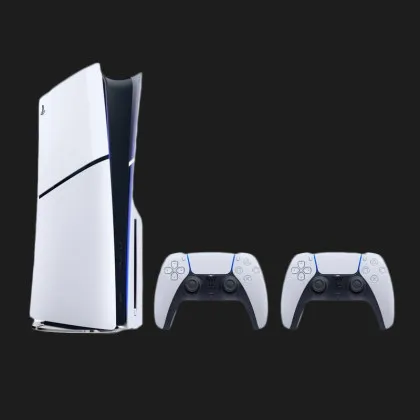 б/у Ігрова приставка Sony PlayStation 5 Slim (BluRay) (1TB) + DualSense Wireless Controller в Сумах