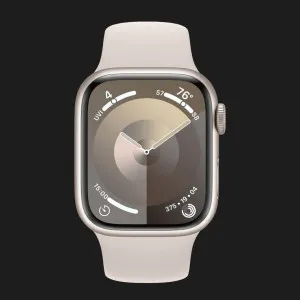 б/у Apple Watch Series 9 45mm Starlight Aluminum Case with Starlight Sport Band S/M (MR963) (Хорошее состояние)