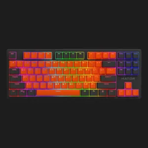 Клавіатура механічна Hator Rockfall 2 Mecha Signature Edition (Black/Orange/Black) (HTK-520-BOB) (UA)