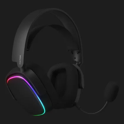 Игровая гарнитура HATOR Phoenix Wireless RGB Tri-mode (Black) в Киеве