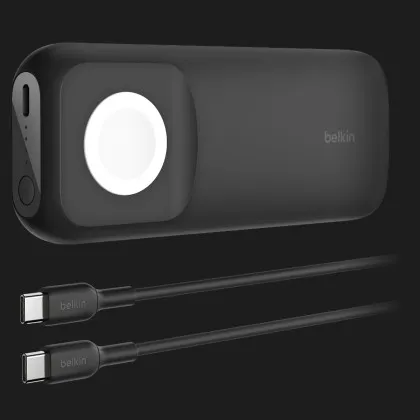 Power Bank Belkin 10000мАh, 20W with Fast Wireless Charger for Apple Watch (Black) в Берегові