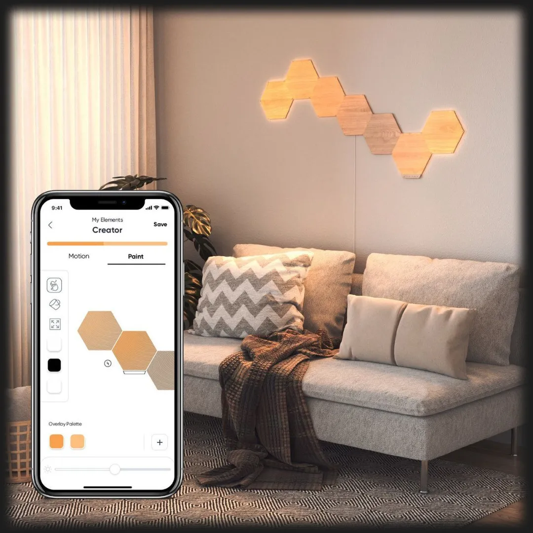 Купить Система освещения Nanoleaf Shapes Triangles Starter Kit Apple  Homekit, 9 шт — цены ⚡, отзывы ⚡, характеристики — ЯБКО