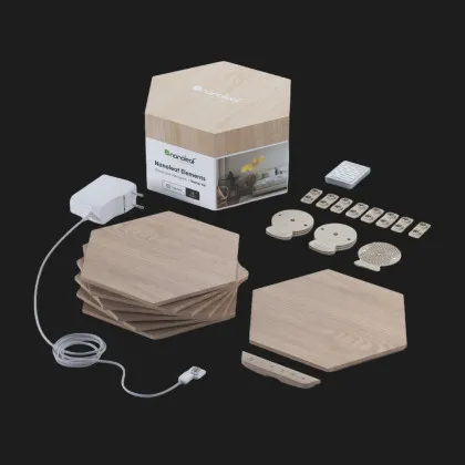 Система освітлення Nanoleaf Elements Hexagons Starter Kit Apple Homekit, 7 шт