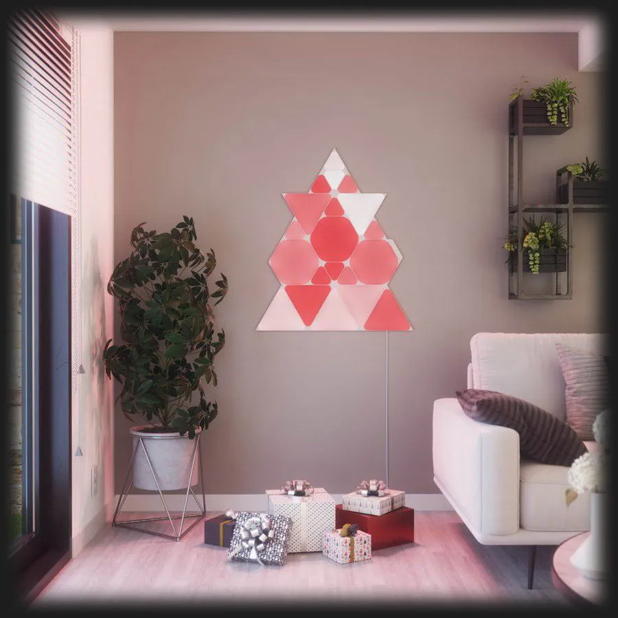 Система освещения Nanoleaf Shapes Triangles Starter Kit Apple Homekit, 9 шт