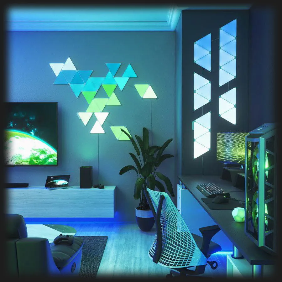 Система освещения Nanoleaf Shapes Triangles Starter Kit Apple Homekit, 9 шт