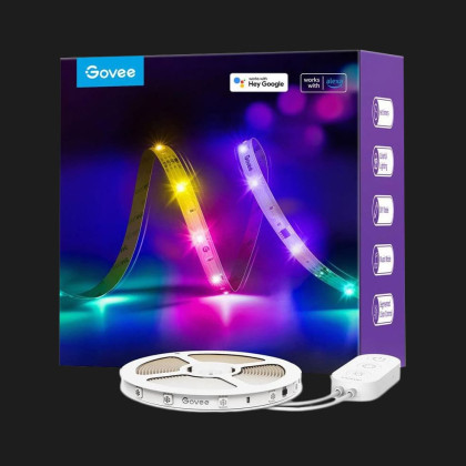 Стрічка світлодіодна розумна Govee H618С RGBIC Basic Wi-Fi + Bluetooth LED Strip Light 10м (White) Калуші