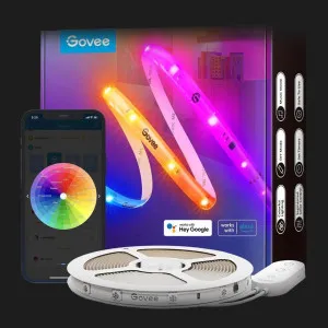 Стрічка світлодіодна розумна Govee H619С RGBIC Basic Wi-Fi + Bluetooth LED Strip Light 10м (White) в Чернівцях