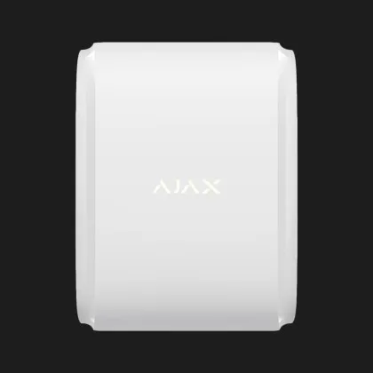 Датчик руху вуличний Ajax DualCurtain Outdoor, Jeweler, бездротовий (White) в Чернівцях
