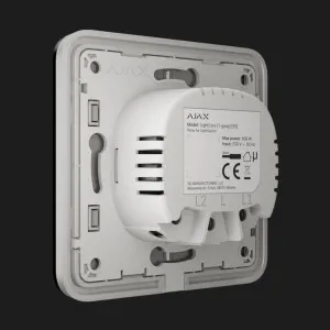 Вимикач одноклавішний Ajax LightSwitch (Black) в Сваляві
