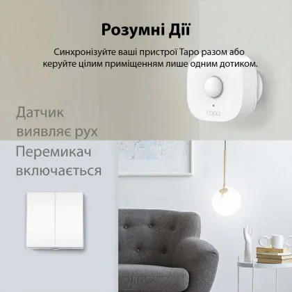 Розумний перемикач світла TP-LINK Tapo S210 868 MHz 250V 4A в Сумах