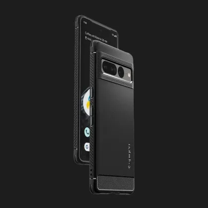 Чохол Spigen Rugged Armor для Google Pixel 7 Pro (Black) в Новому Роздолі