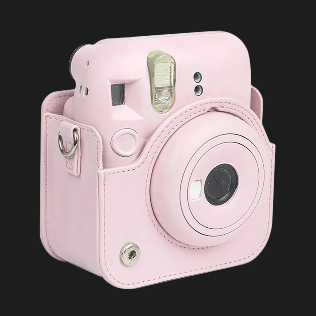 Чохол Retro Leather Case для Fujifilm Instax Mini 12 (Blossom Pink)