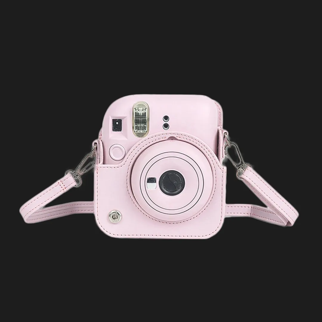 Чохол Retro Leather Case для Fujifilm Instax Mini 12 (Blossom Pink)