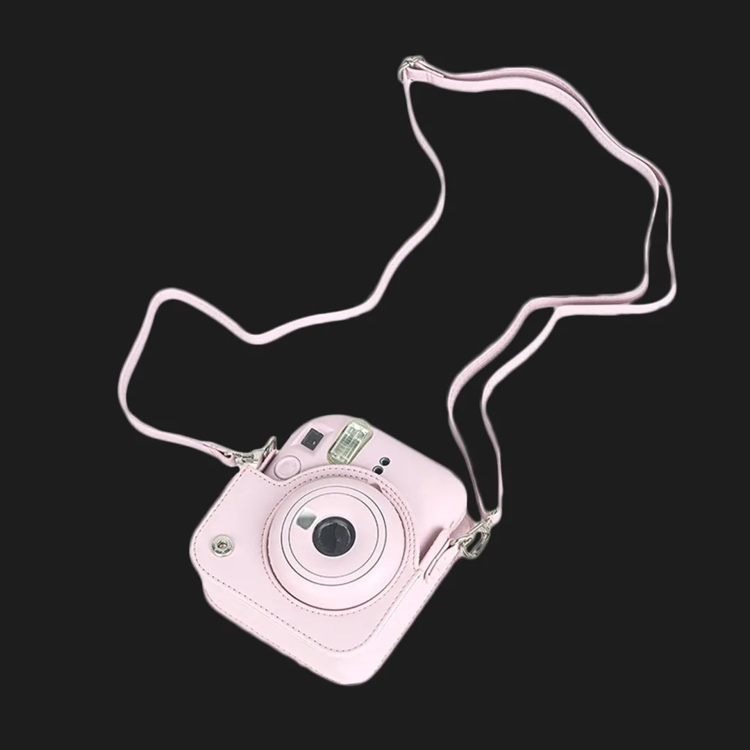 Чохол Retro Leather Case для Fujifilm Instax Mini 12 (Blossom Pink)