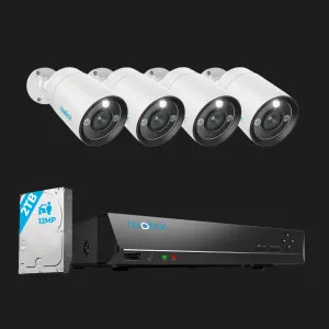 Комплект відеоспостереження Reolink RLK8-1200B4-A 2.8 mm (White) в Сваляві