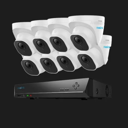 Комплект видеонаблюдения Reolink Reolink RLK16-800D8 (White) в Луцке