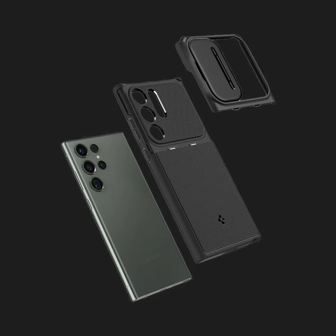 Чехол Spigen Optik Armor для Samsung Galaxy S23 Ultra (Black)