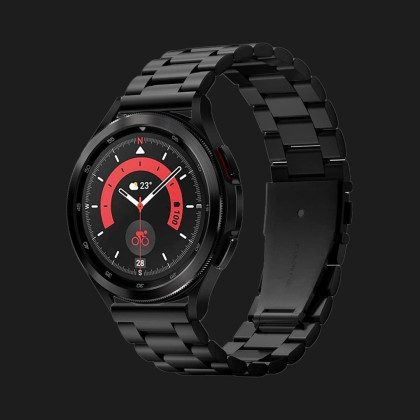 Ремінець Spigen Modern Fit для Samsung Galaxy Watch 4/5/6 (44/40mm) (Black) у Луцьк