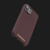 Чохол Elements Njord Genuine Leather MagSafe для iPhone 14 Pro Max /13 Pro Max (Dark Brown)