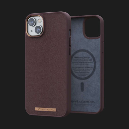 Чохол Elements Njord Genuine Leather MagSafe для iPhone 14 Pro Max /13 Pro Max (Dark Brown) в Вінниці