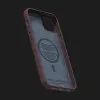 Чехол Elements Njord Genuine Leather MagSafe для iPhone 14 Pro Max /13 Pro Max (Dark Brown)